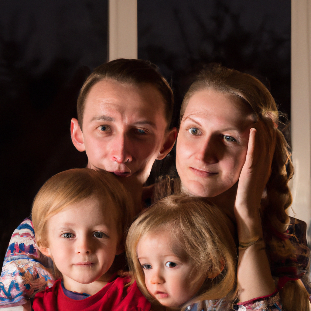 가족 사진 따뜻한 무드