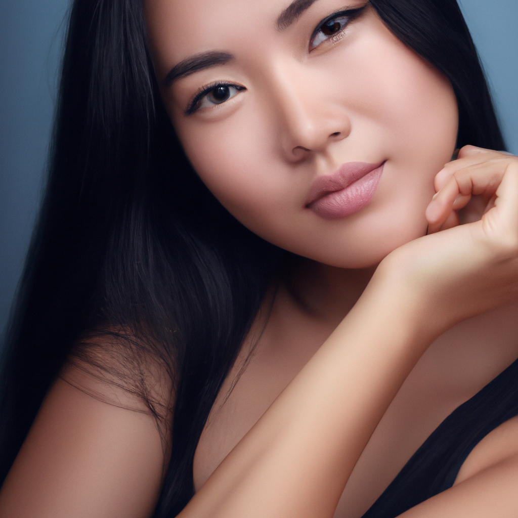 보정 후 인물 사진