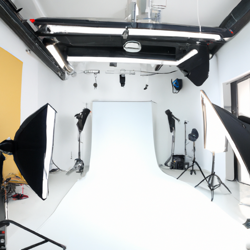 서울 미니멀 라이트톤 사진 스튜디오 인테리어와 사이클로라마